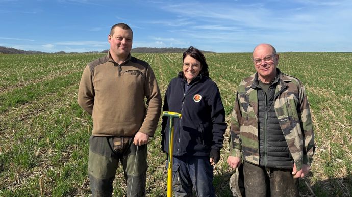 Tour de plaine dans une ferme de l&rsquo;Oise en semis direct