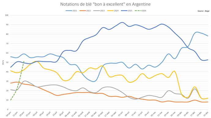 Les conditions de culture sont très encourageantes en Argentine