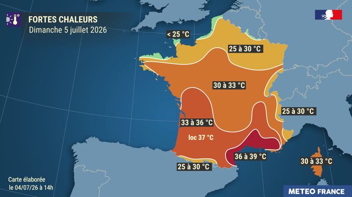 La canicule historique à peine terminée, le mercure s&rsquo;envole à nouveau en France