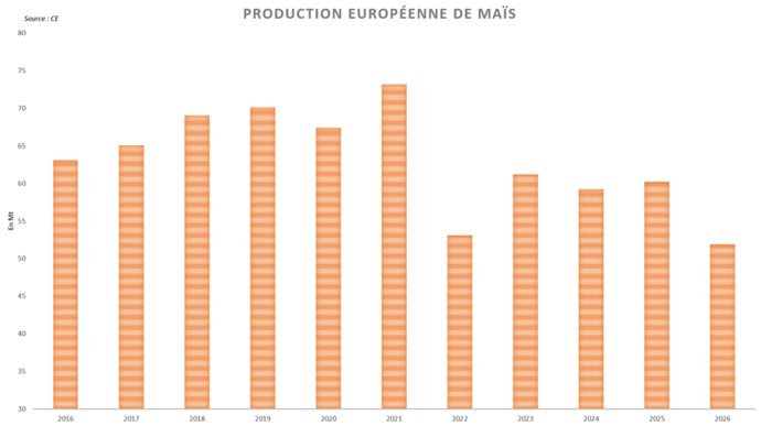 La Commission européenne annonce un bilan maïs très tendu