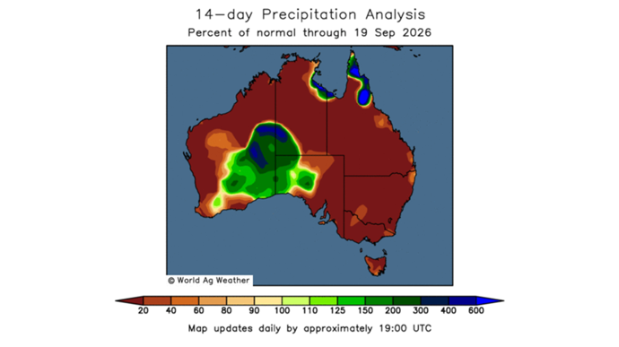 Le blé australien subit un manque de précipitations